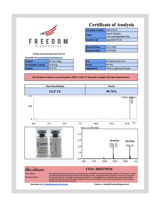 SALE !!! (OVER STOCK) Research Compound 2T 30 mg